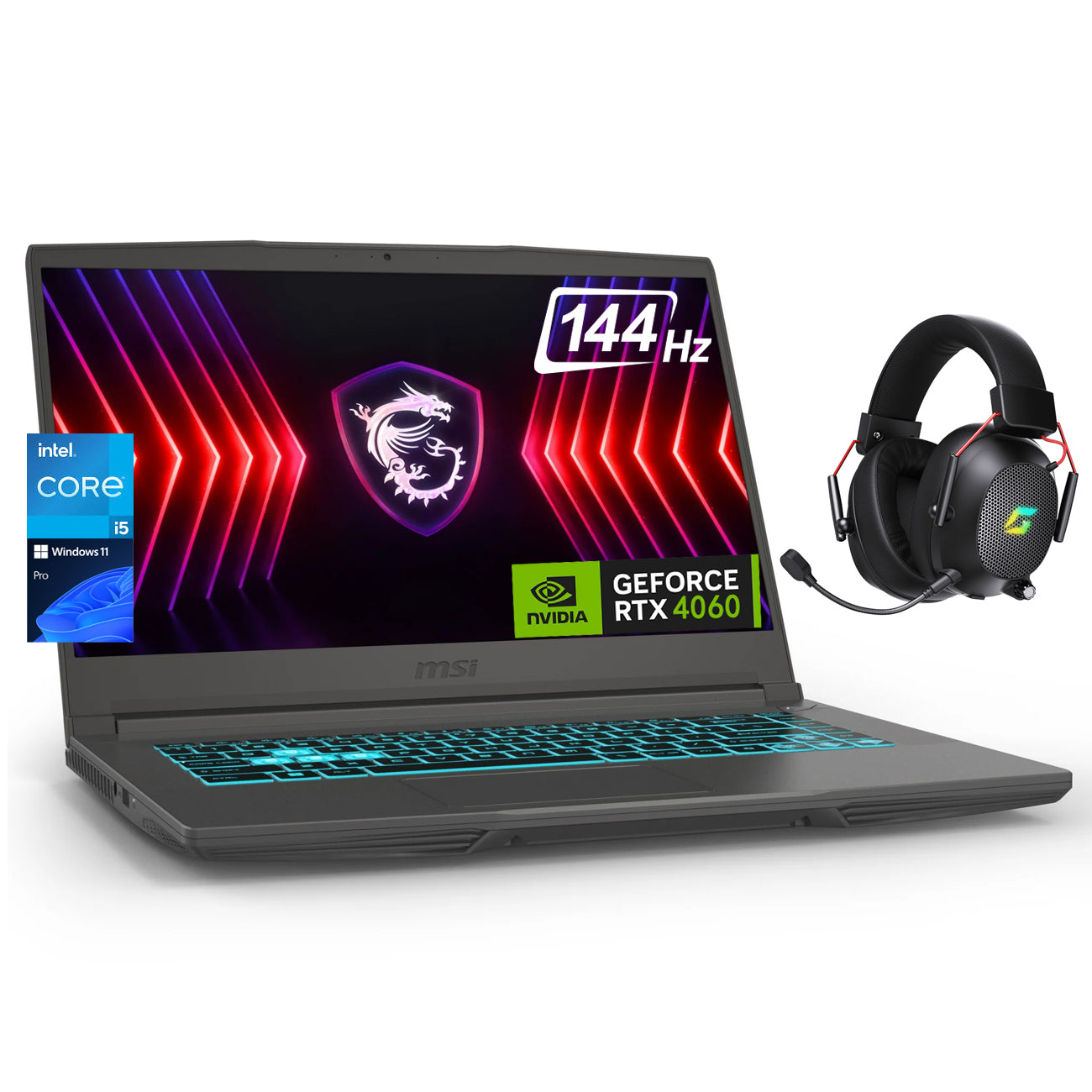 MSI Thin 4060 Gaming Laptop, 15.6 MSI Thin 4060 Gaming Laptop, 15.6